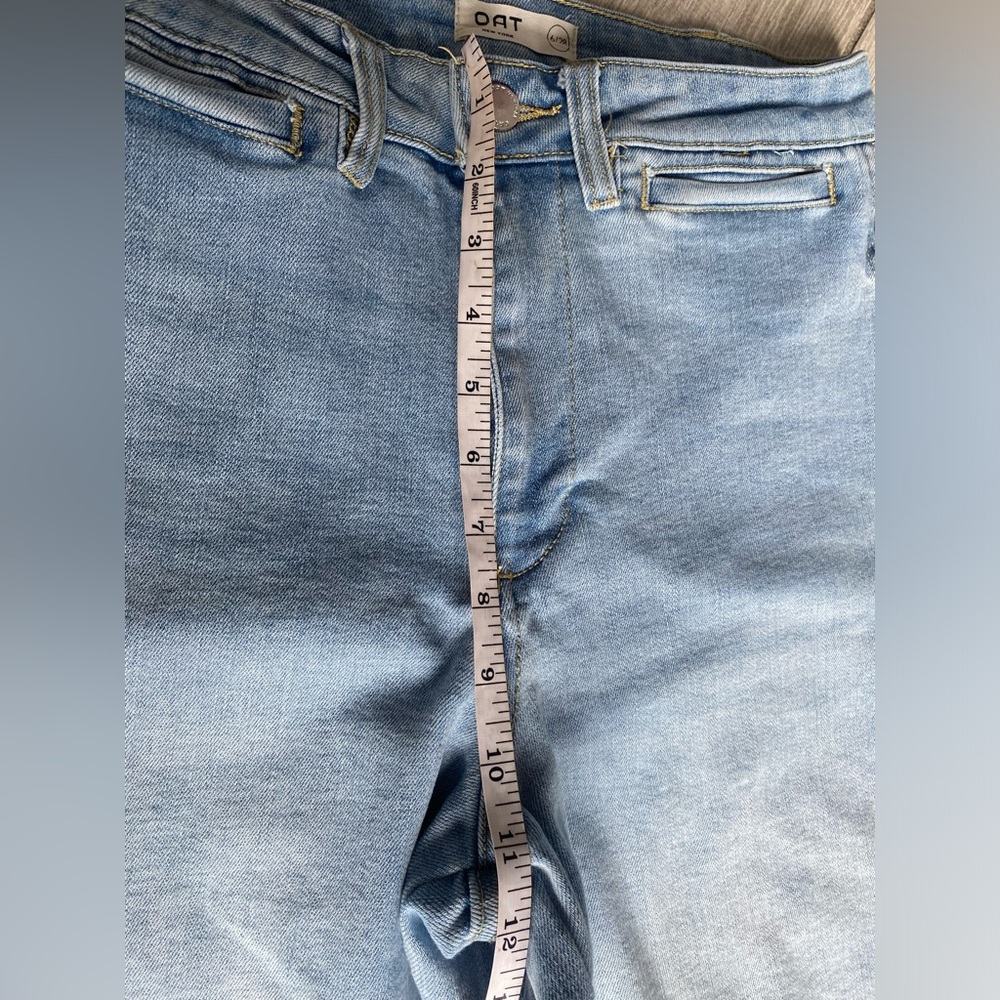 Oat New York Light Blue Wide Leg Jeans - Picture 9 of 14